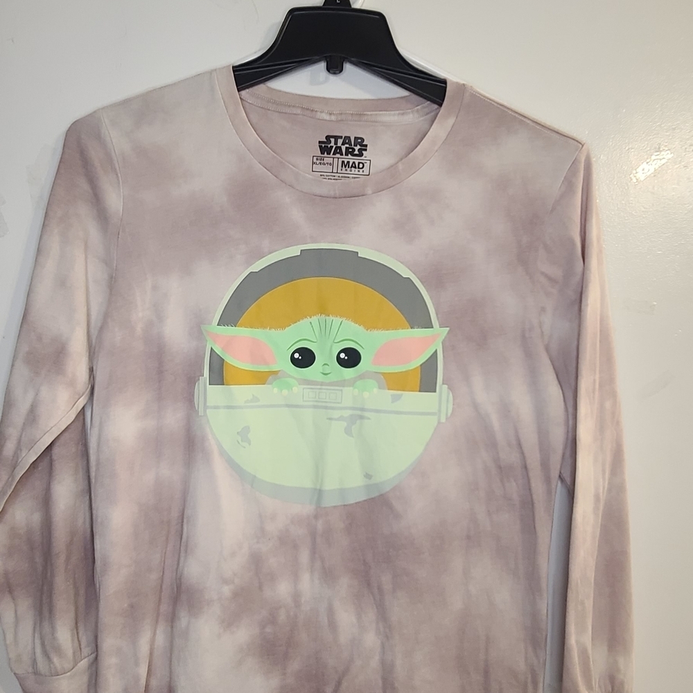 Star Wars Kids Shirt - Cream with Green Graphic